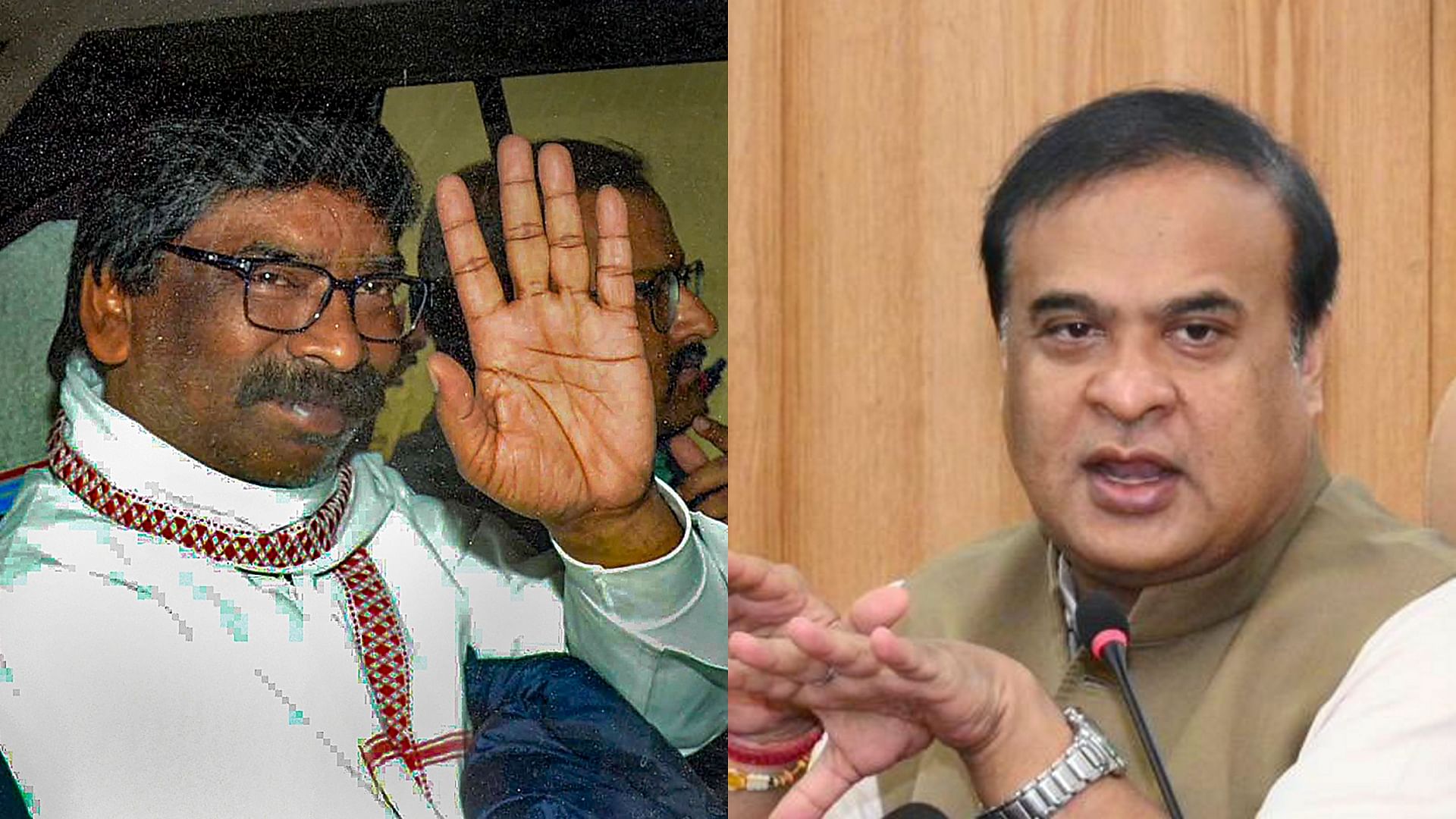 <div class="paragraphs"><p>Hemant Soren (L) and Himanta Biswa Sarma (R).</p></div>