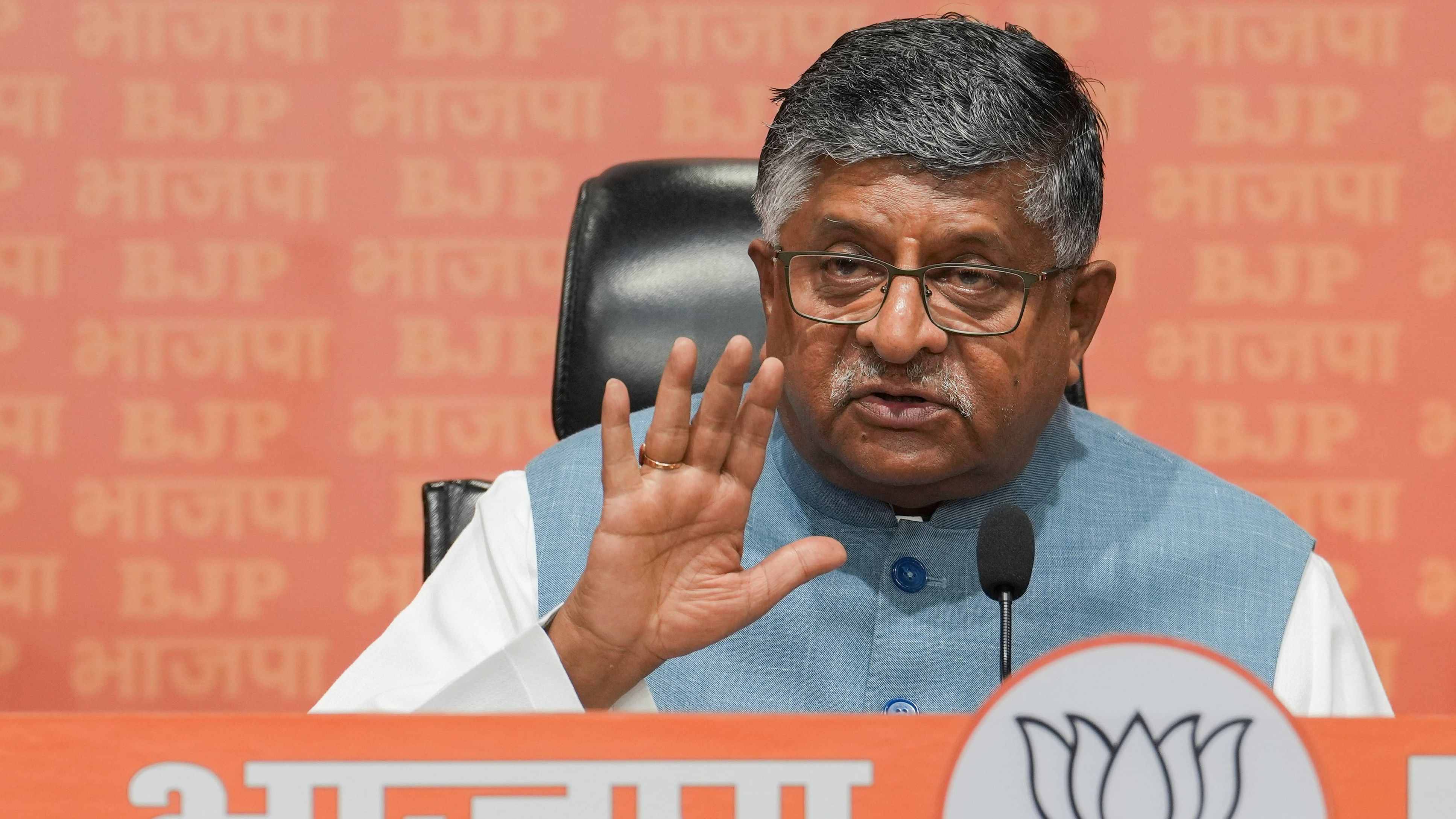 <div class="paragraphs"><p>BJP leader Ravi Shankar Prasad.</p></div>