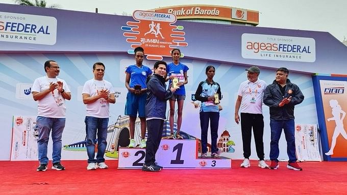 <div class="paragraphs"><p>Ageas Federal Mumbai Half Marathon.</p></div>