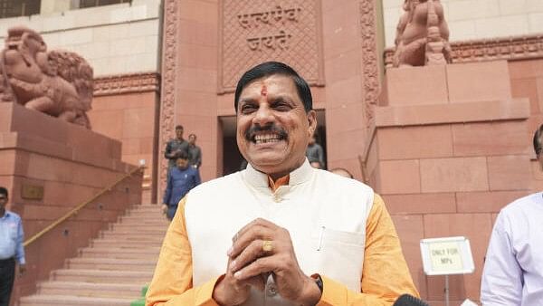 <div class="paragraphs"><p>Madhya Pradesh CM Mohan Yadav at the Parliament House complex, in New Delhi, Tuesday, June 25, 2024. </p></div>