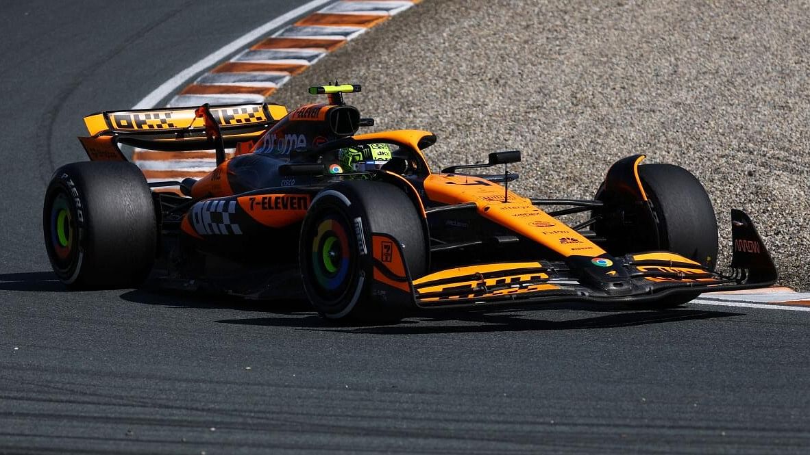 <div class="paragraphs"><p>McLaren's Lando Norris in action during the race.</p></div>