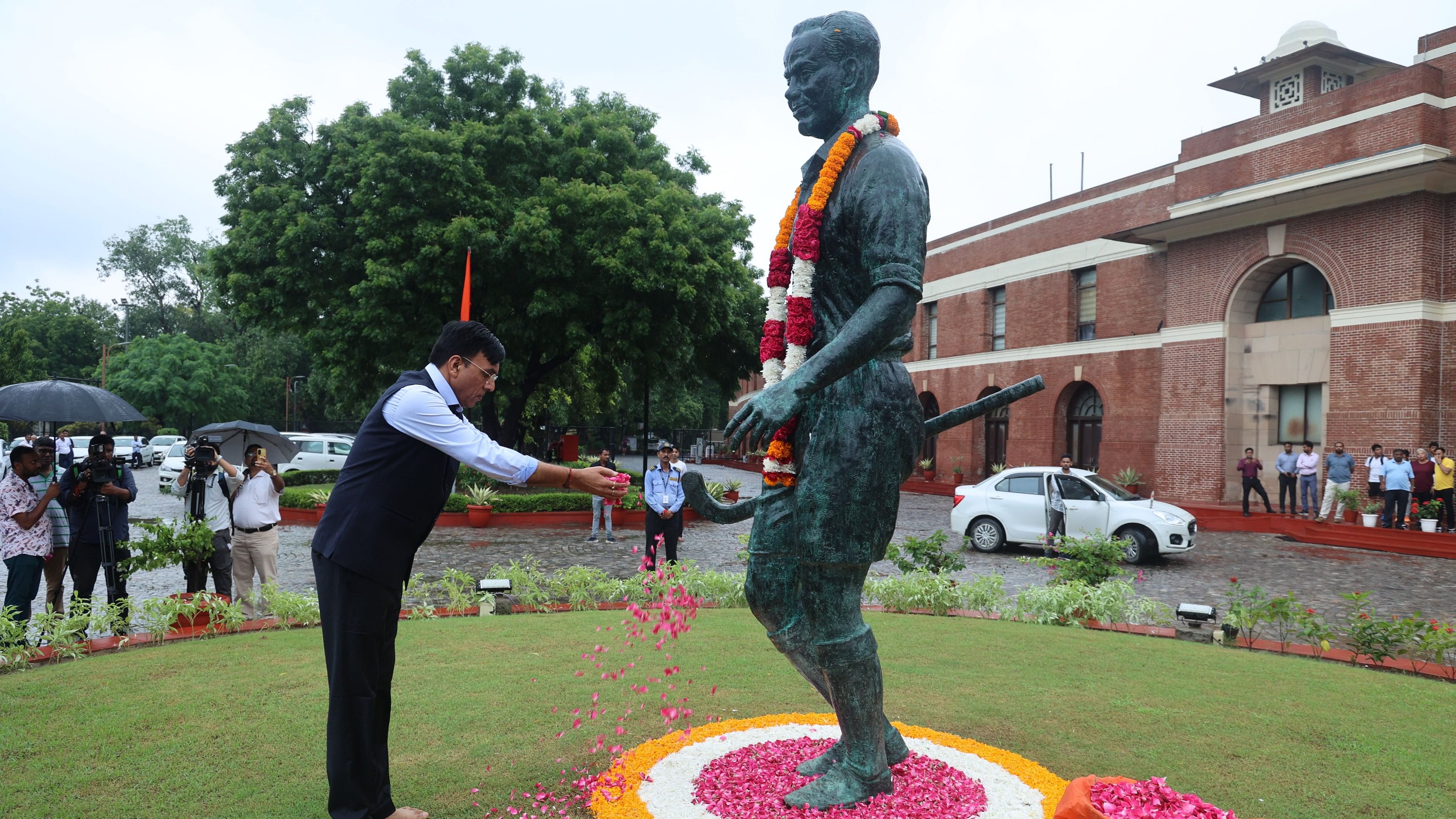 <div class="paragraphs"><p>The birth anniversary of hockey wizard Major Dhyan Chand, who won gold medals in three successive Olympic during the pre-independence era, is celebrated as the National Sports Day.</p></div>