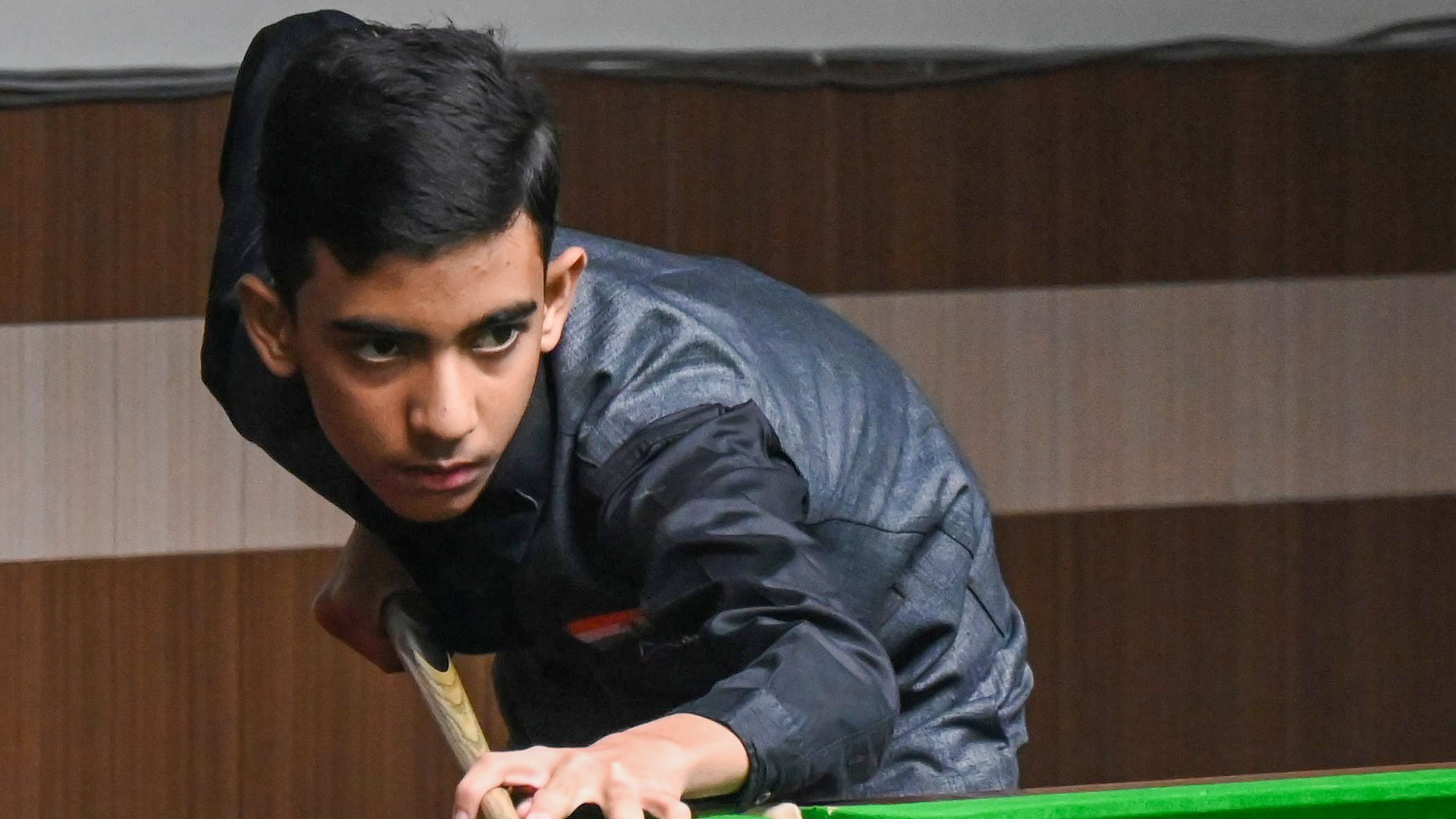 <div class="paragraphs"><p>India’s Rahul Williams in action during his win over Sky Chan of Hong Kong in the World Junior Snooker Championship (U-21) at the KSBA in Bengaluru on Thursday.&nbsp;</p></div>