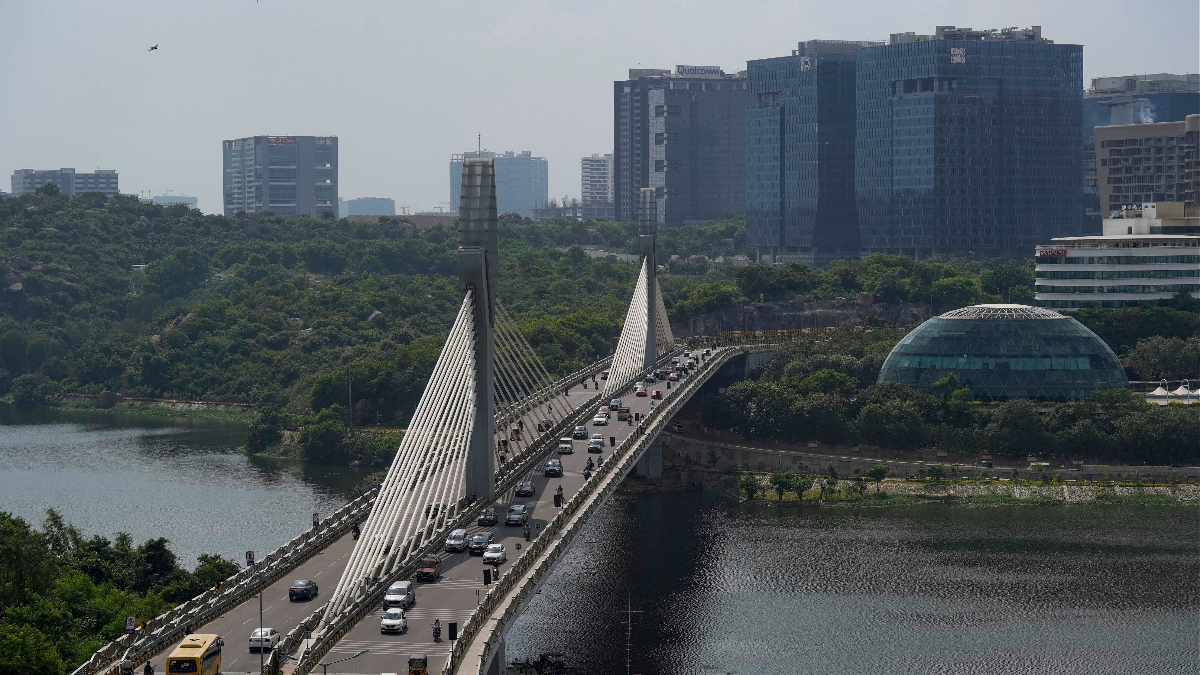 <div class="paragraphs"><p>Durgam Cheruvu cable bridge in Hyderabad.</p></div>