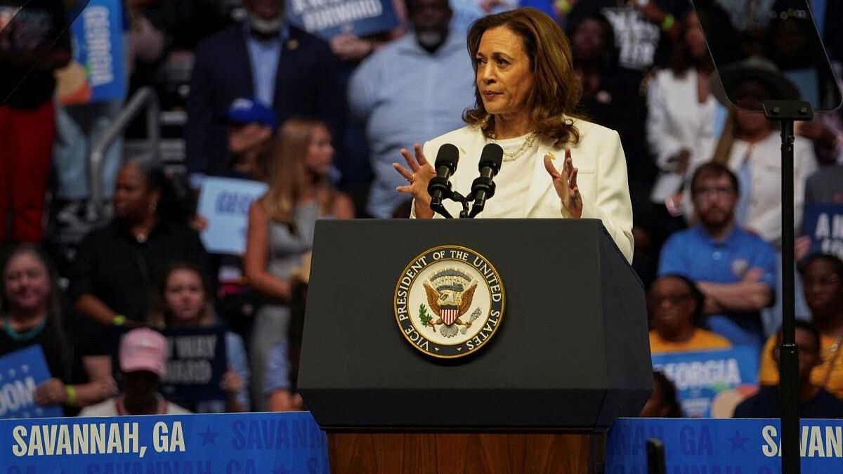 <div class="paragraphs"><p>Democratic presidential nominee and US Vice President Kamala Harris.</p></div>