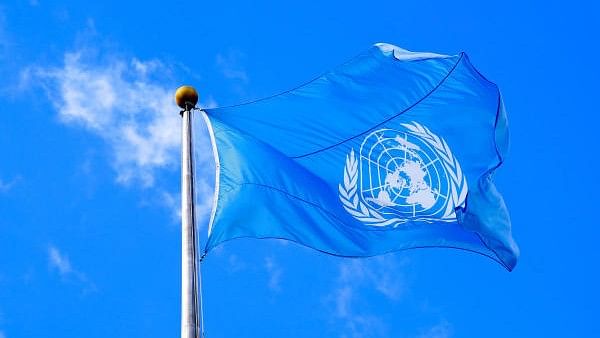 <div class="paragraphs"><p>The United Nations flag.</p></div>