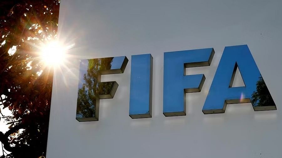 <div class="paragraphs"><p>The logo of FIFA.</p></div>