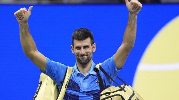 <div class="paragraphs"><p>Novak Djokovic of Serbia greets the crowd after his third round match loss to Alexei Popyrin of Australia.</p></div>