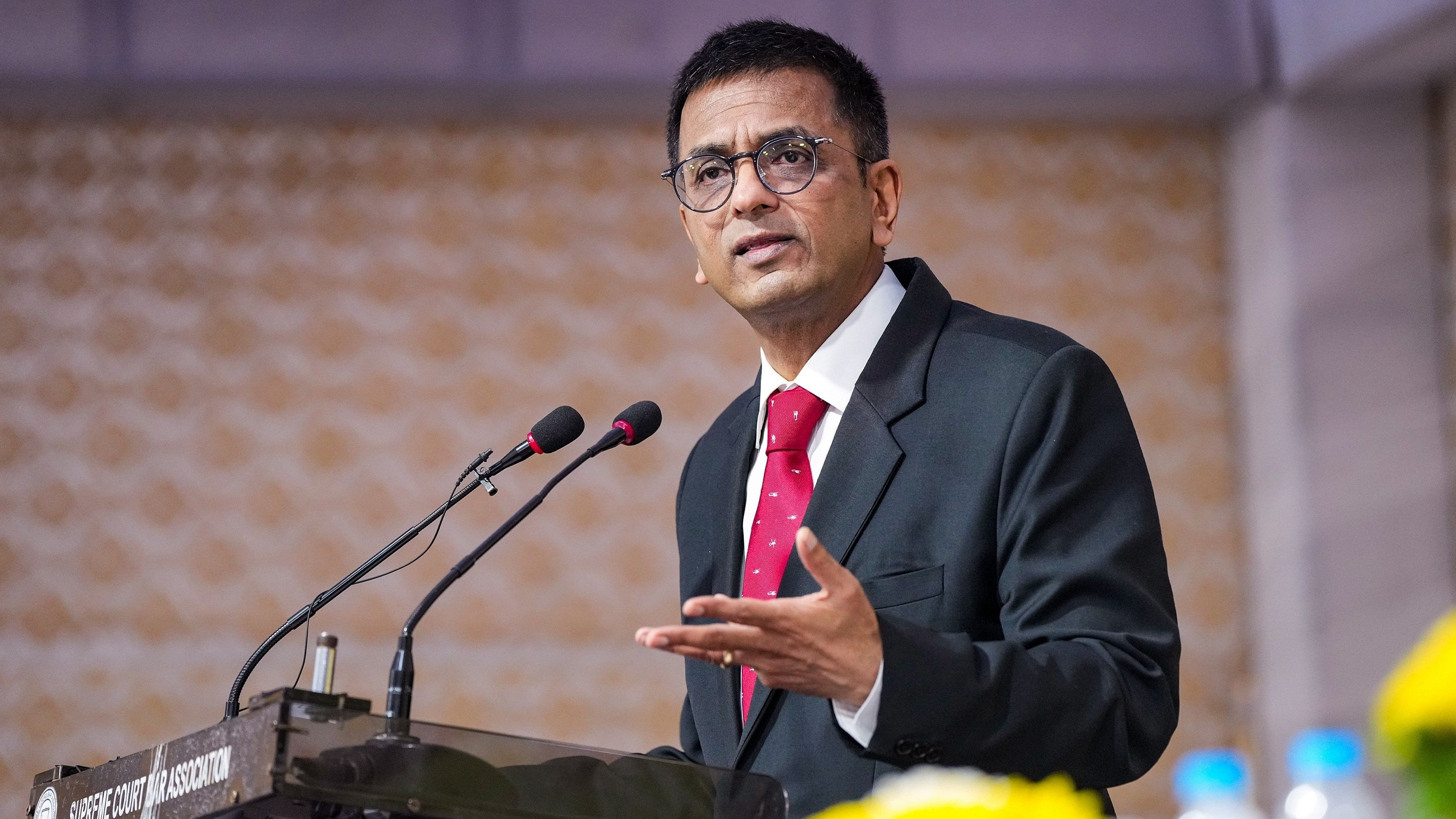 <div class="paragraphs"><p>Chief Justice D Y Chandrachud.</p></div>