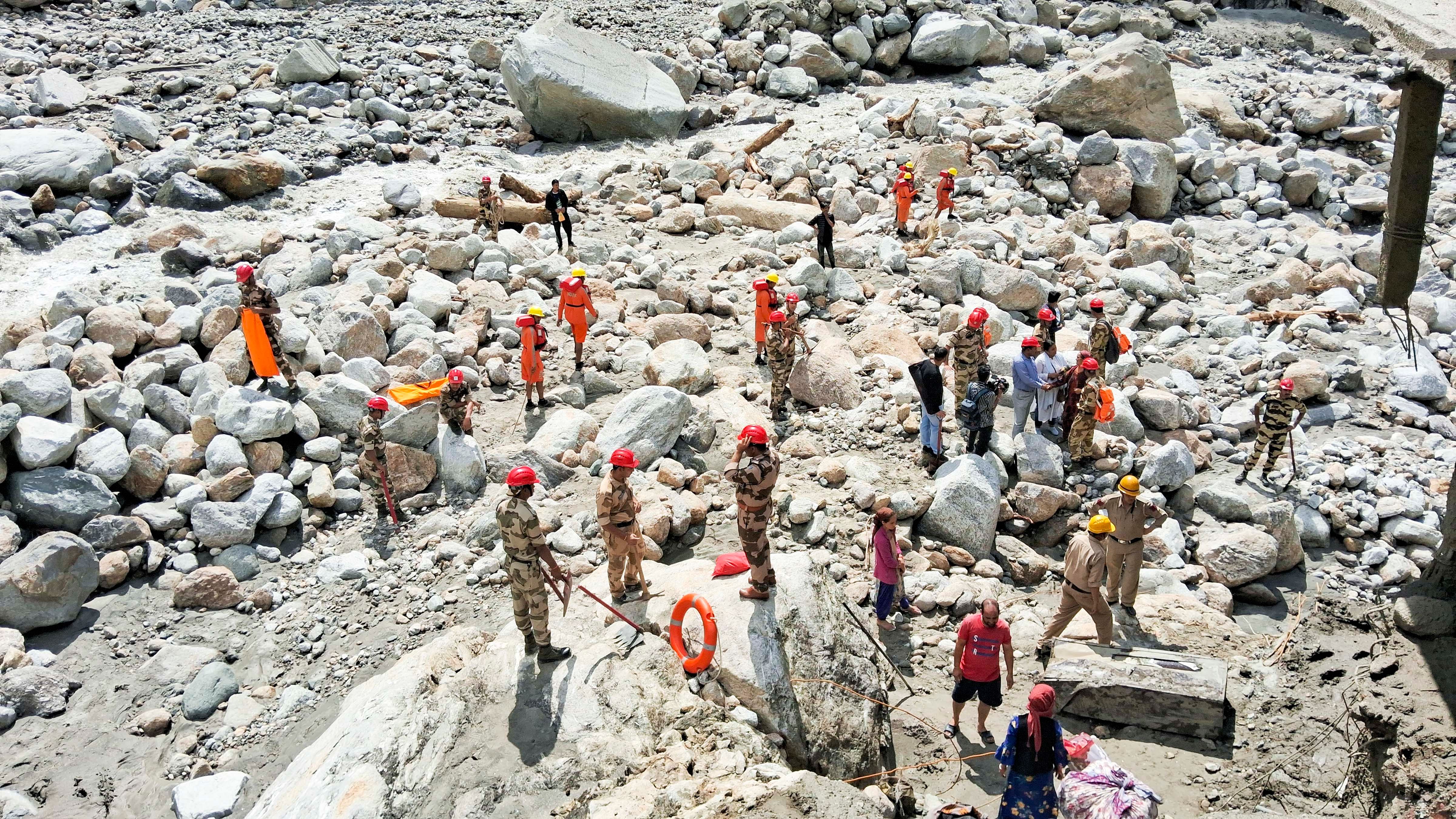 <div class="paragraphs"><p>Cloud-burst hit Samej village, in Rampur area of Shimla district on August 2, 2024. </p></div>