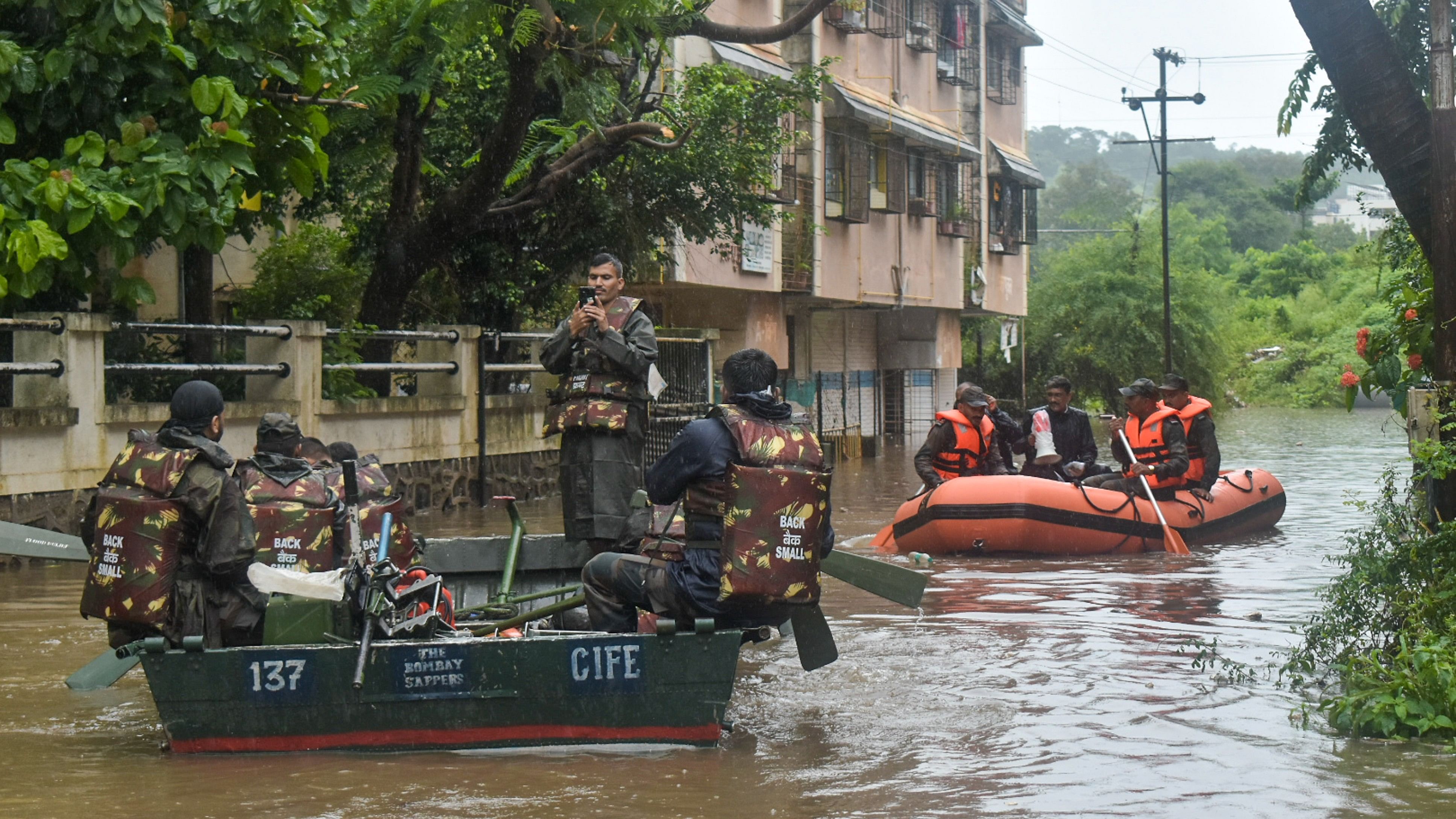 <div class="paragraphs"><p>Visuals from Pune in the aftermath of rains, August 4, 2024.</p></div>