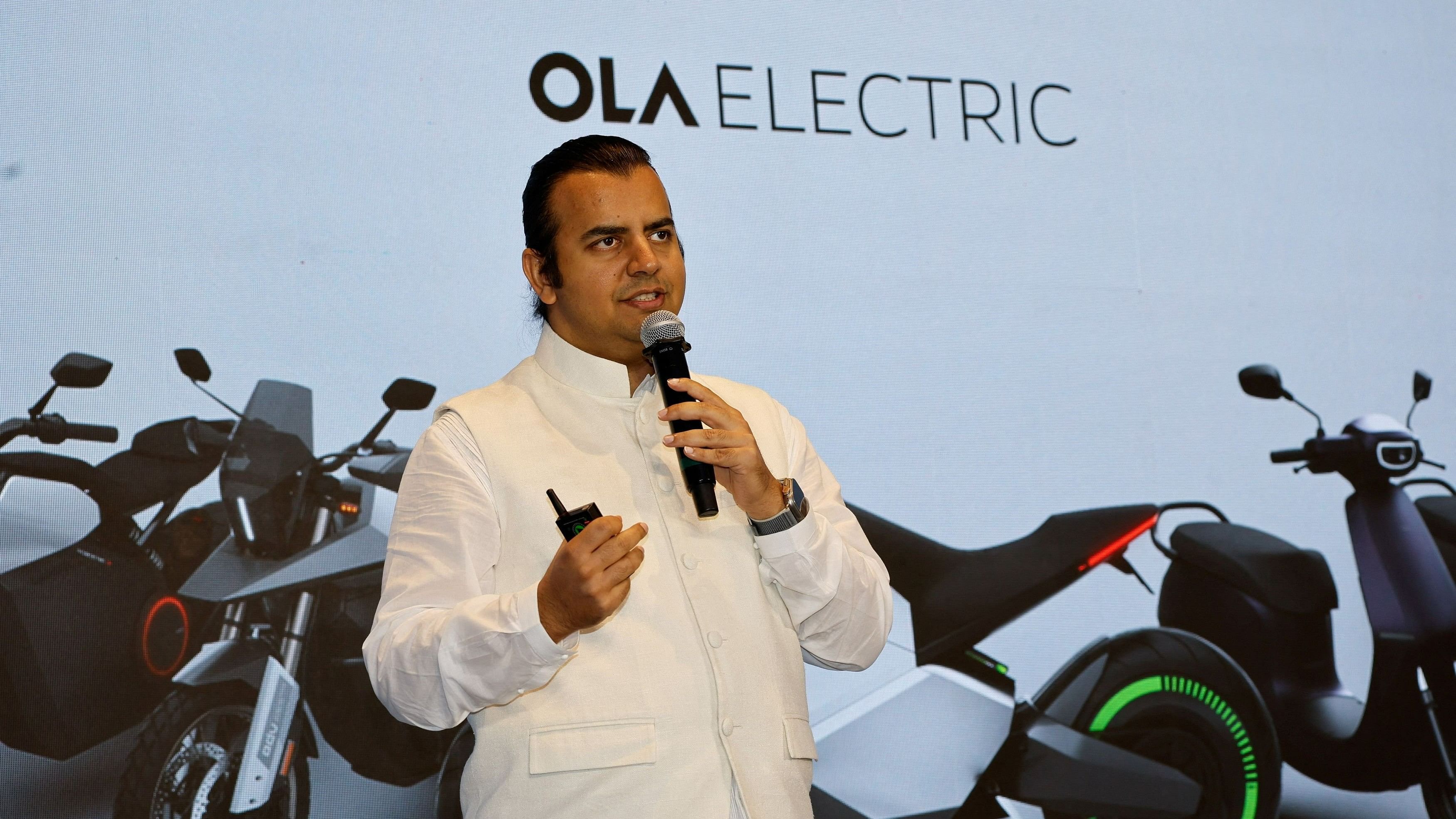 <div class="paragraphs"><p>Bhavish Aggarwal, CEO of Ola Cabs, and founder of Ola Electric,</p></div>