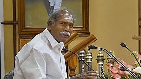 <div class="paragraphs"><p>Puducherry Chief Minister N. Rangasamy answers questions asked by legislators at zero hour during the Puducherry Assembly Session, in Puducherry.</p></div>