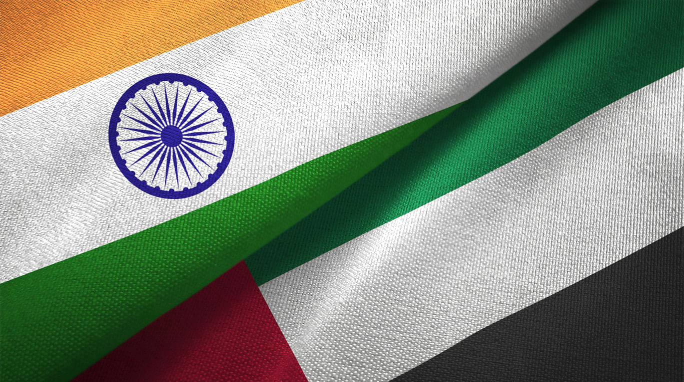 <div class="paragraphs"><p>The flags of India and the UAE. For representational purposes.</p></div>