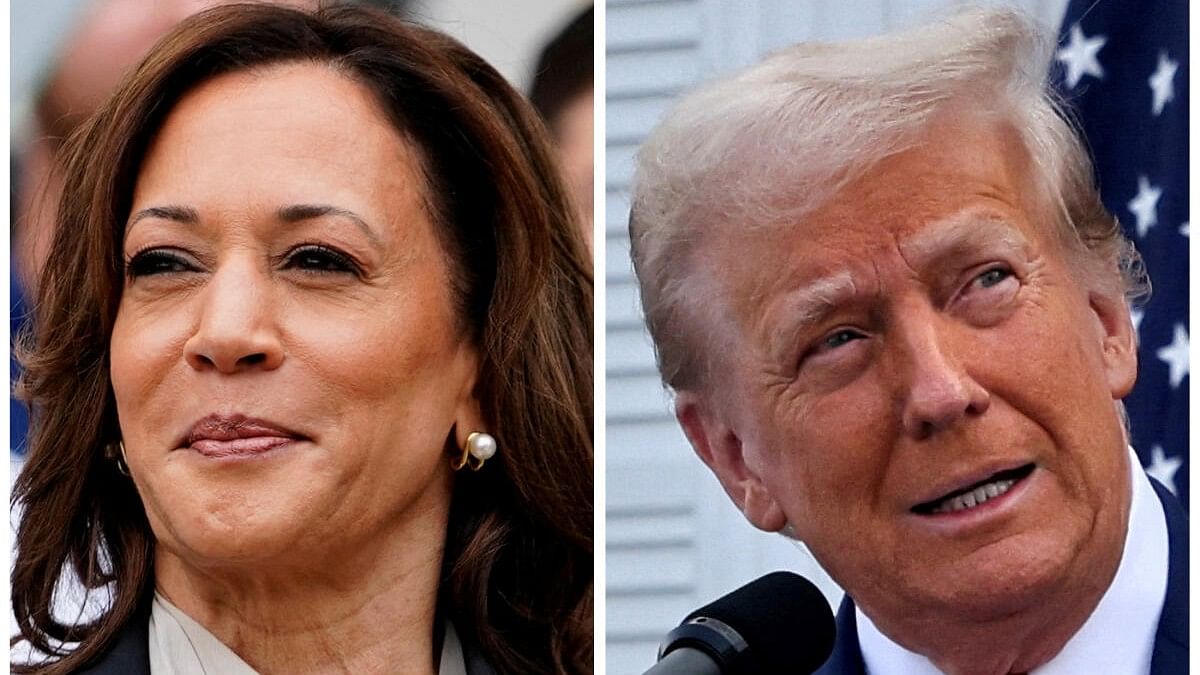 <div class="paragraphs"><p>US Vice President Kamala Harris and former US President Donald Trump.</p></div>