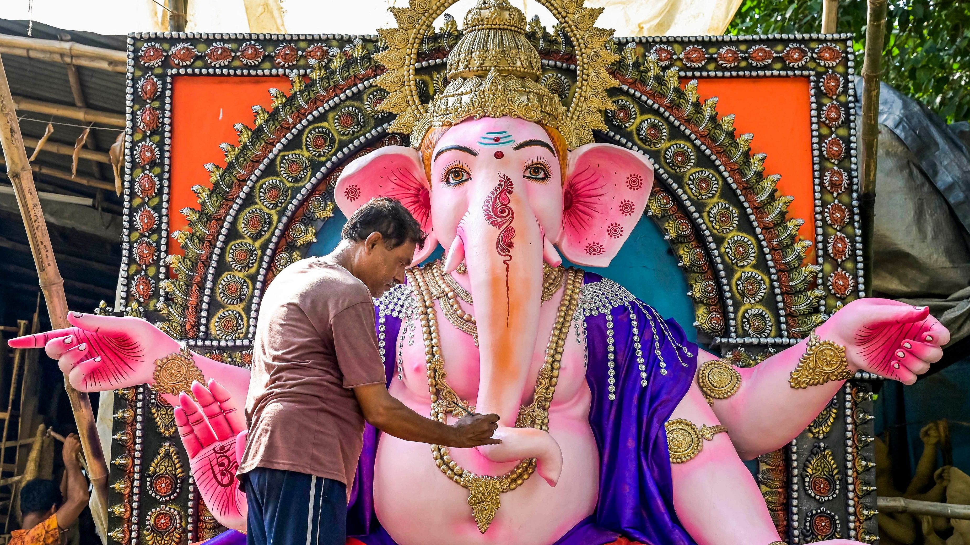 <div class="paragraphs"><p>Representative image of an idol of Lord Ganesh ahead of 'Ganesh Chaturthi' festival.</p></div>