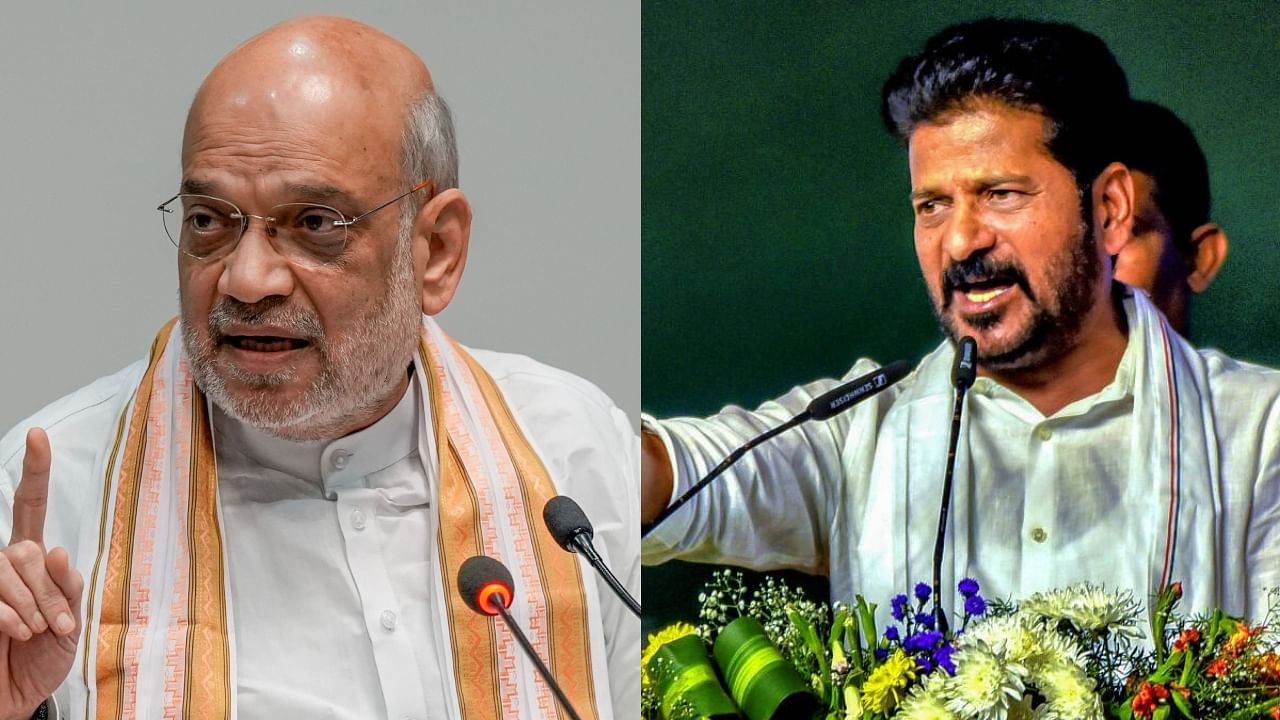 <div class="paragraphs"><p>From left: Amit Shah,&nbsp; A Revanth Reddy</p></div>