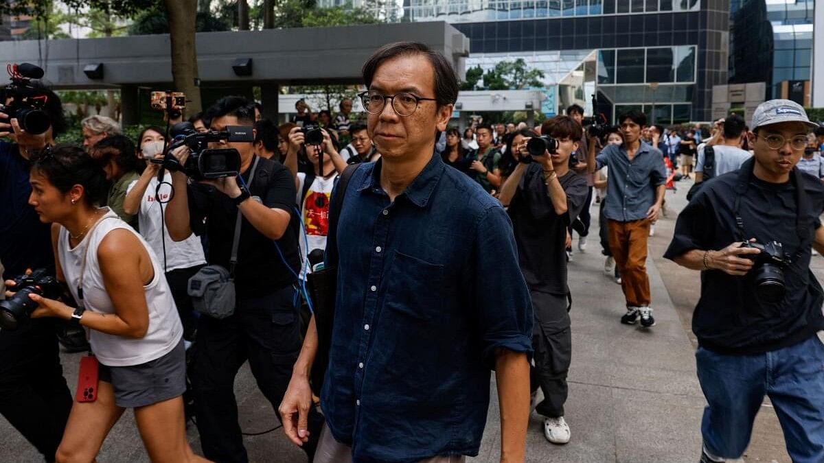 <div class="paragraphs"><p>In this file image,&nbsp;Chung Pui-kuen, former chief editor of Stand News, leaves the district court on bail after the verdict in a landmark sedition trial.</p></div>