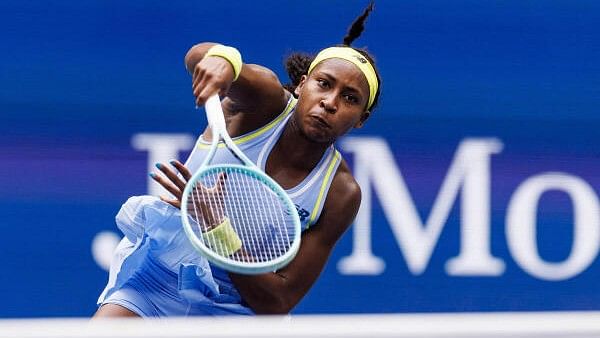 <div class="paragraphs"><p>USA's Coco Gauff during her match against Emma Navarro.</p></div>