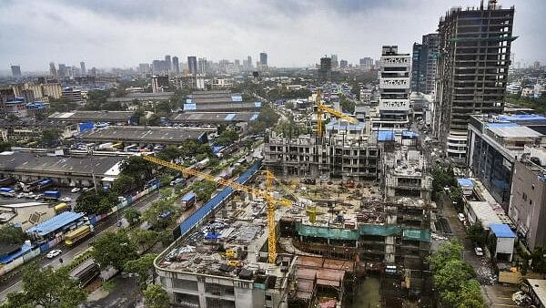 <div class="paragraphs"><p>A building under construction in Navi Mumbai.</p></div>