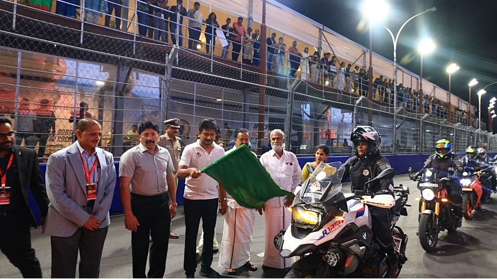 <div class="paragraphs"><p>Tamil Nadu Chief Minister M K Stalin on Monday lauded Youth Welfare and Sports Development Minister Udhayanidhi Stalin for the success in conducting South Asia’s first Formula 4 night street car race in Chennai on August 31.</p></div>