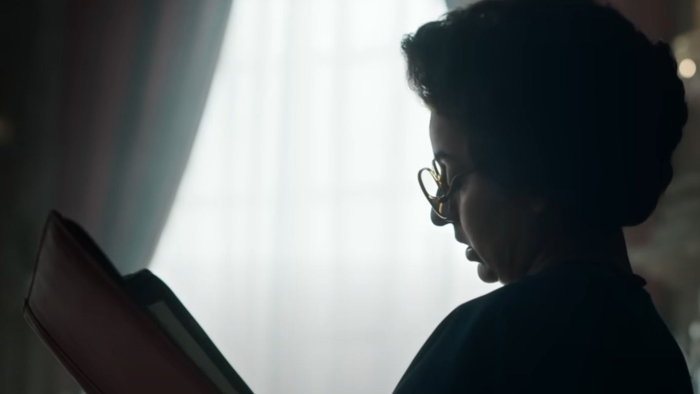 <div class="paragraphs"><p>Screengrab from trailer of 'Emergency' where Kangana Ranaut can be seen playing Indira Gandhi</p></div>