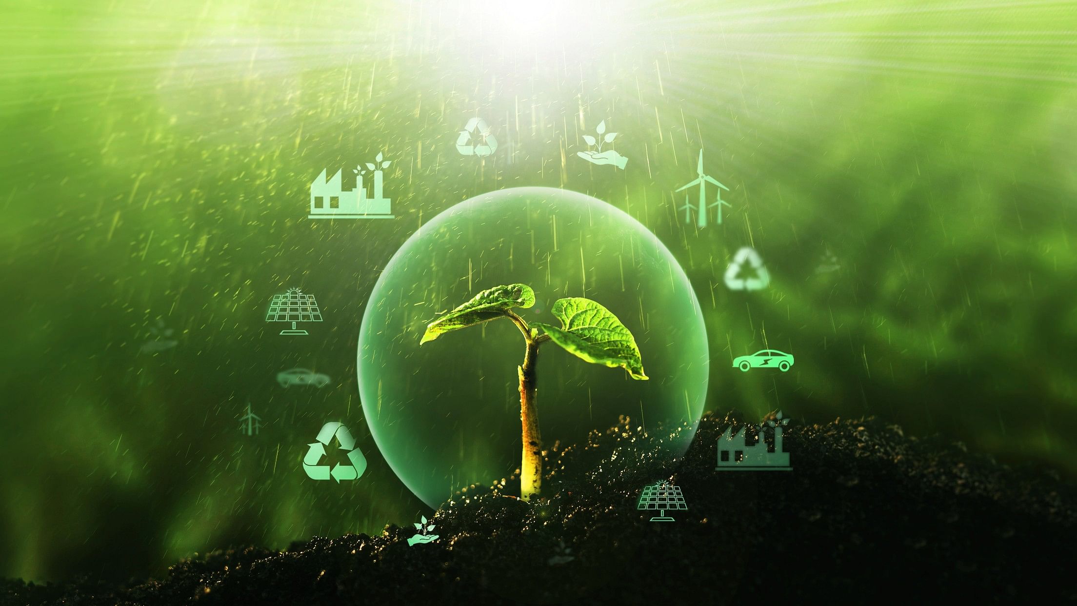 <div class="paragraphs"><p>A green economy prioritises environmental sustainability, mitigating ecological risks and scarcities while fostering development that harmonises with nature.</p></div>