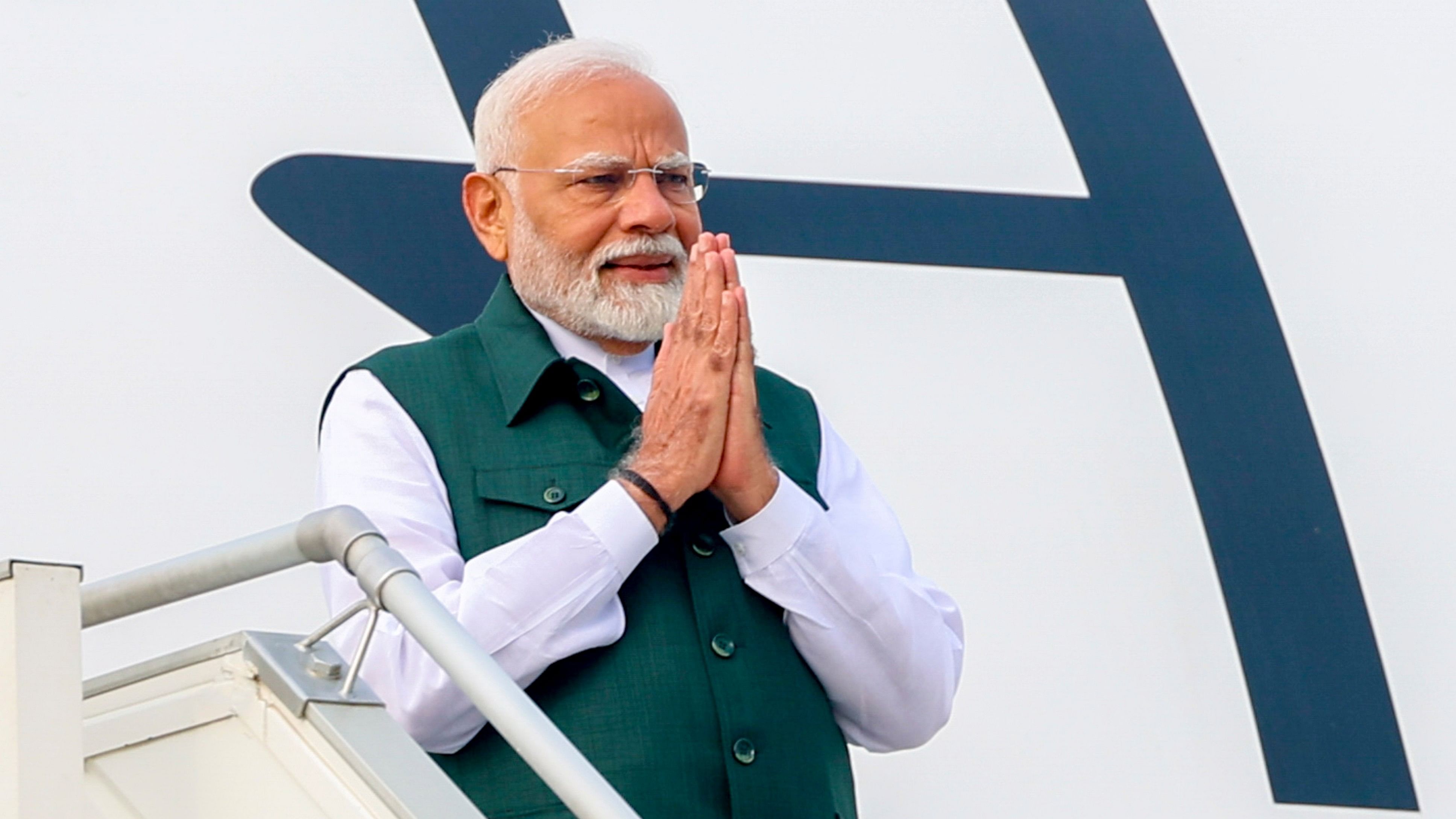 <div class="paragraphs"><p>Prime Minister Narendra Modi emplanes for Brunei Darussalam, in New Delhi, Tuesday, September. 3, 2024.   </p></div>