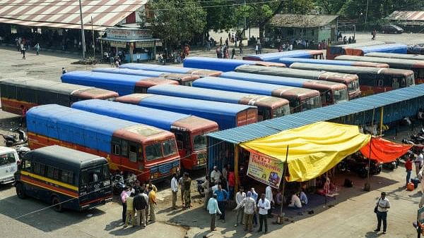 <div class="paragraphs"><p>A view of the Maharashtra State Road Transport Corporation (MSRTC) depot in Mumbai.</p></div>