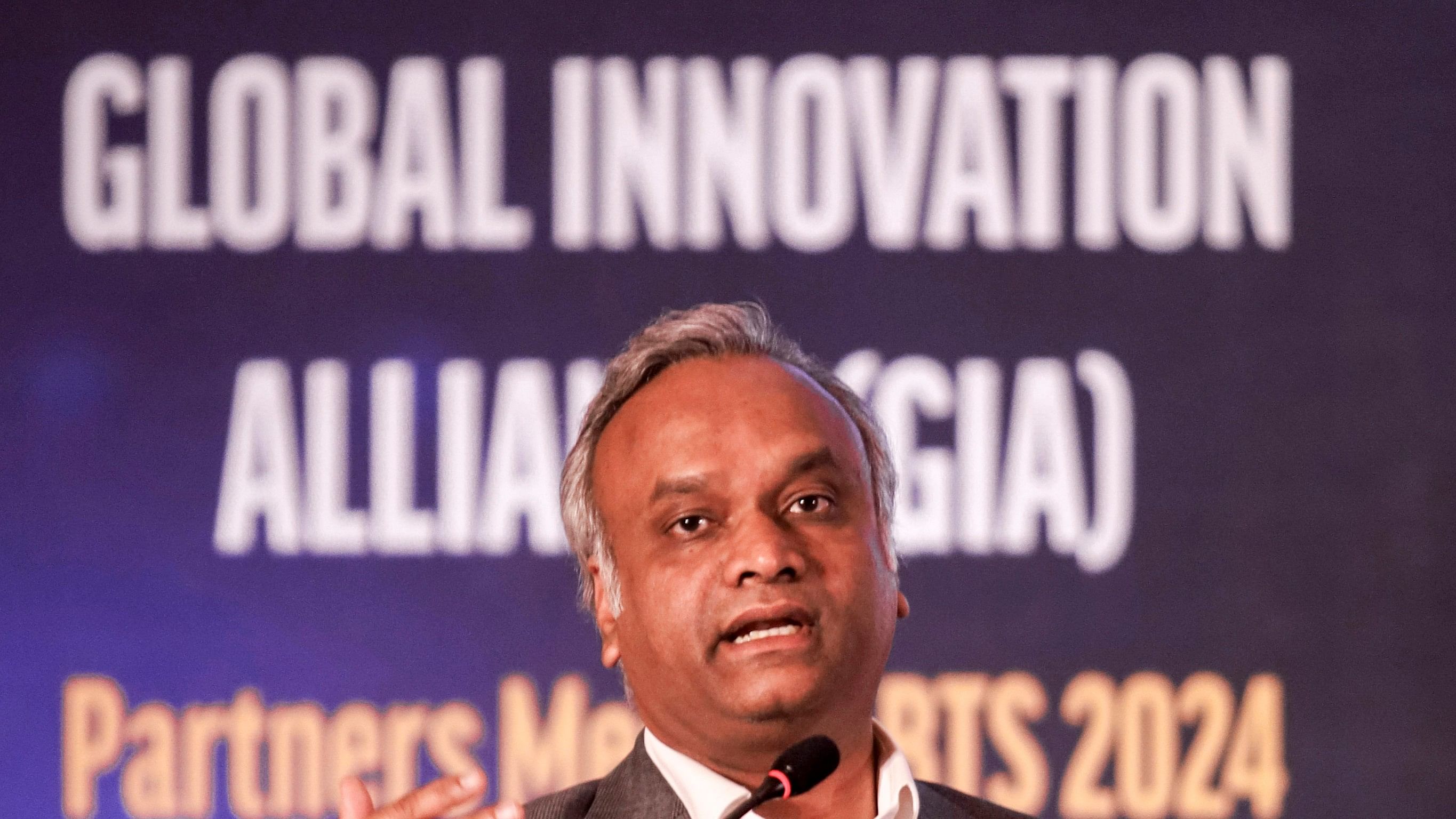 <div class="paragraphs"><p>Karnataka Minister for Information Technology Priyank Kharge speaks during the Global Innovation Alliance (GIA) partners meet as part of Bengaluru Tech Summit, in Bengaluru, Tuesday, September 3, 2024.</p></div>