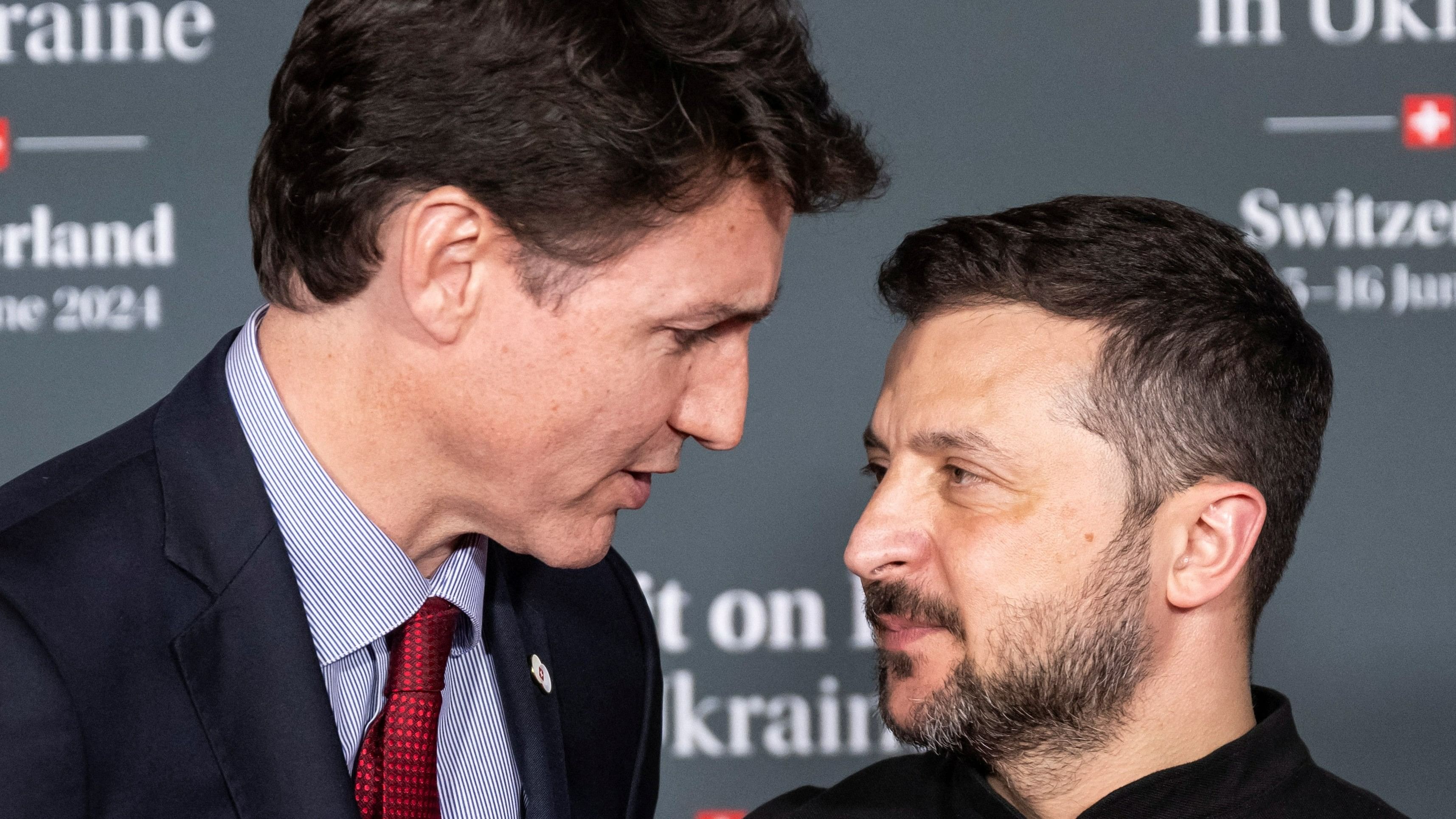 <div class="paragraphs"><p>Prime Minister Justin Trudeau of Canada and President Volodymyr Zelenskyy of Ukraine.</p></div>