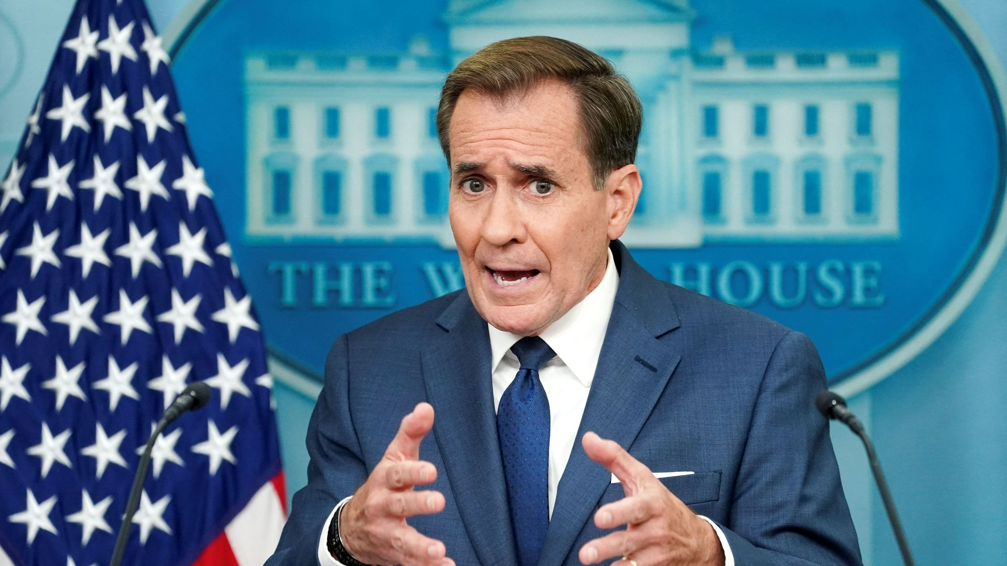 <div class="paragraphs"><p>White House national security spokesperson John Kirby.</p></div>