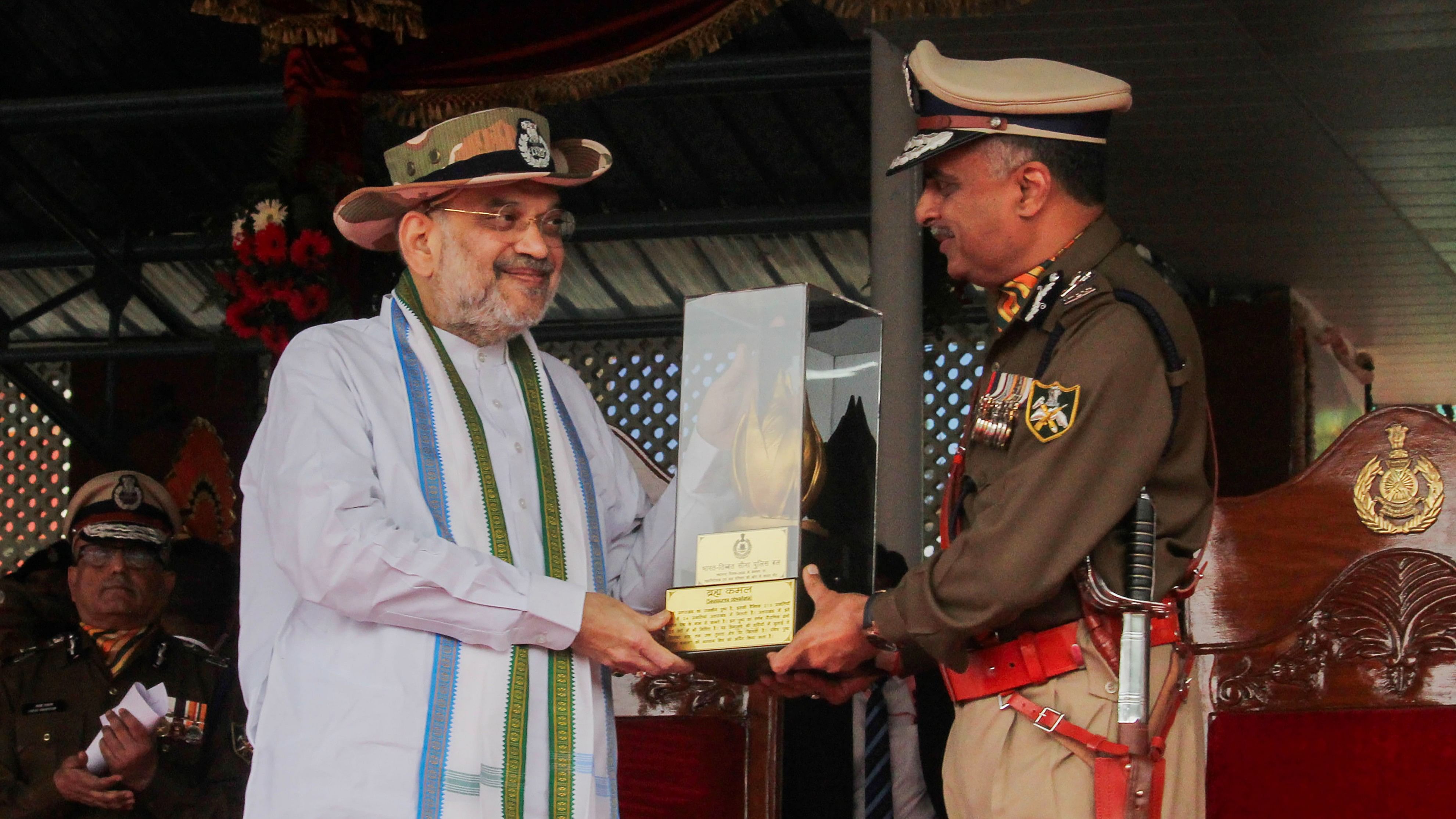 <div class="paragraphs"><p>CRPF Director General (DG) Anish Dayal Singh with&nbsp;Union Home Minister Amit Shah</p></div>