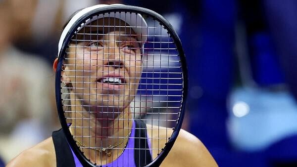 <div class="paragraphs"><p>Jessica Pegula of the US celebrates after winning her quarter final match against Poland's Iga Swiatek.</p></div>