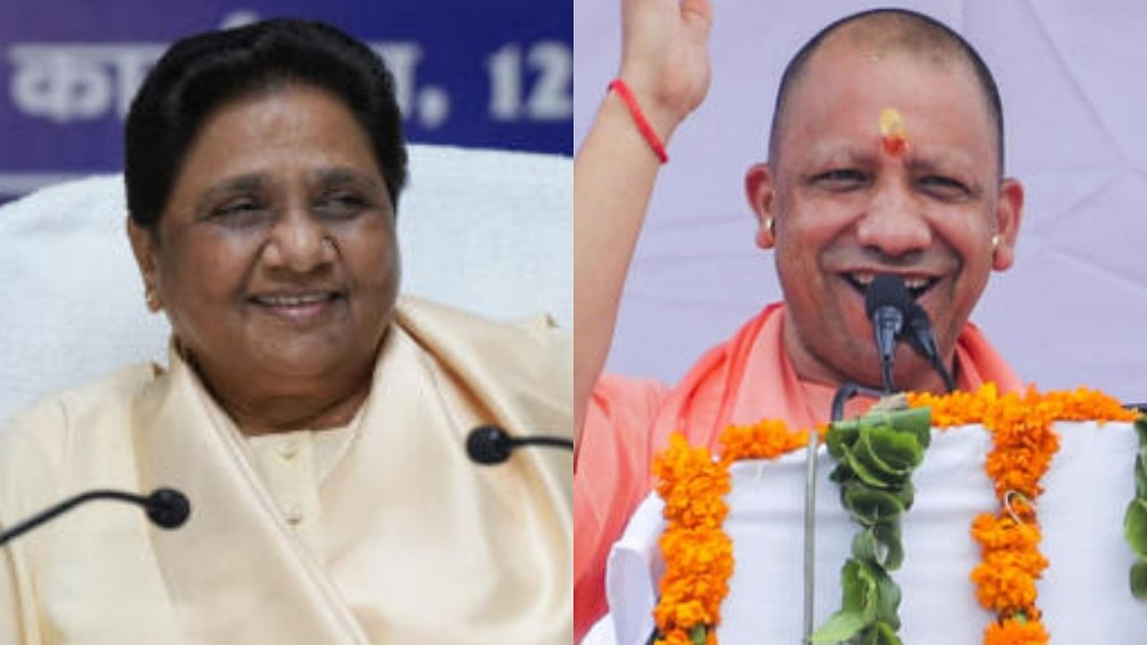 <div class="paragraphs"><p>Bahujan Samaj Party supremo Mayawati (L) and Uttar Pradesh Chief Minister&nbsp;Yogi Adityanath (R).</p></div>