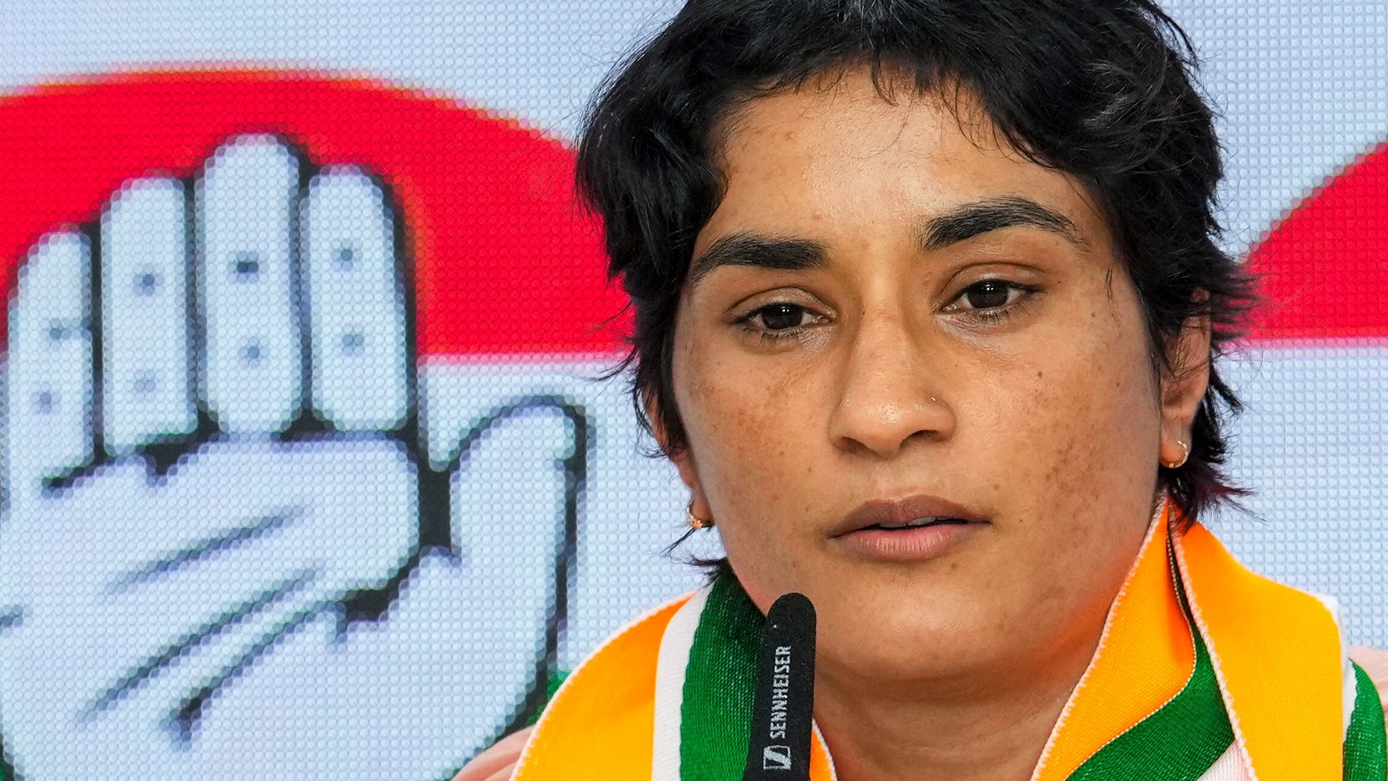 <div class="paragraphs"><p> Vinesh Phogat will be contesting from Julana.&nbsp;</p></div>