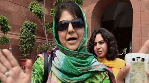 <div class="paragraphs"><p>Peoples Democratic Party (PDP) president Mehbooba Mufti </p></div>