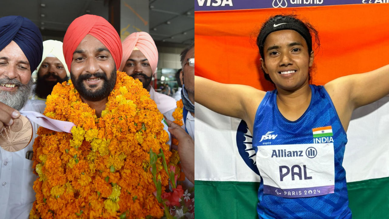 <div class="paragraphs"><p>Gold medal-winning archer Harvinder Singh(L) and Preethi Pal, who won 2 bronze medals.</p></div>