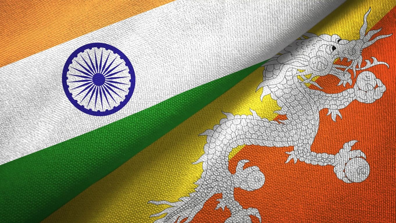 <div class="paragraphs"><p>Representative image showing national flags of India and Bhutan.</p></div>