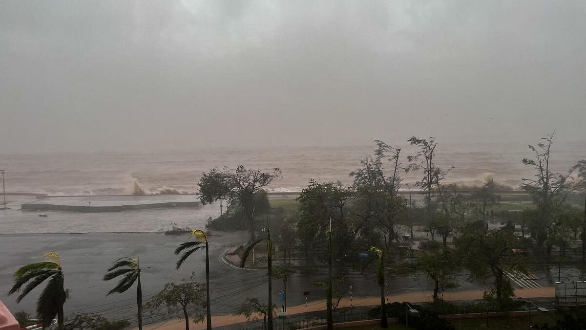 <div class="paragraphs"><p>A general view of a beach due to the impact of Typhoon Yagi, in Do Son district, Hai Phong city, Vietnam.</p></div>