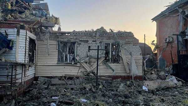 <div class="paragraphs"><p>File photo of a damaged house following what local authorities called a Ukrainian military strike, in the course of the Russia-Ukraine conflict.&nbsp;</p></div>