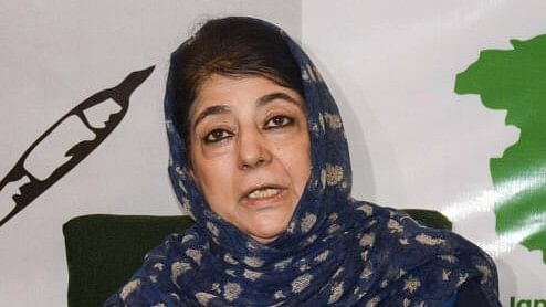 <div class="paragraphs"><p>PDP president Mehbooba Mufti.&nbsp;</p></div>