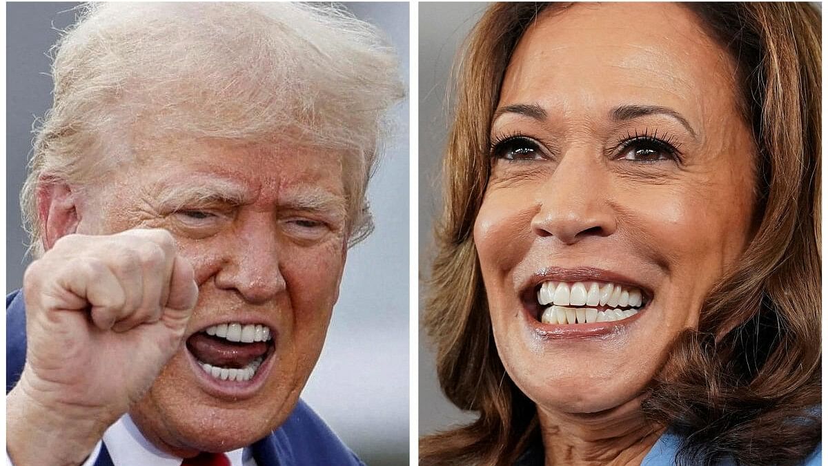 <div class="paragraphs"><p>Donald Trump (left) and Kamala Harris.&nbsp;</p></div>