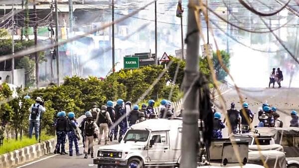 <div class="paragraphs"><p>Student protests in Manipur.</p></div>