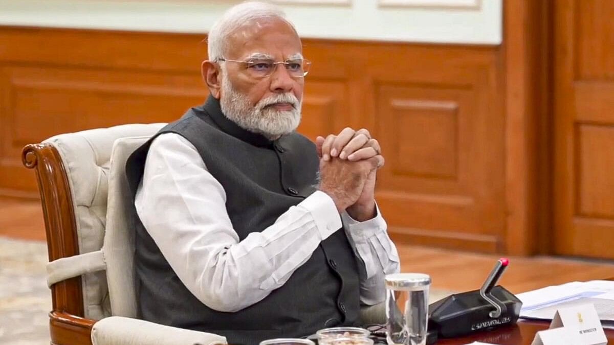 <div class="paragraphs"><p>Prime Minister Narendra Modi chairs the first general board meeting of the newly formed Anusandhan National Research Foundation, in New Delhi, Tuesday, Sept 10, 2024.</p></div>