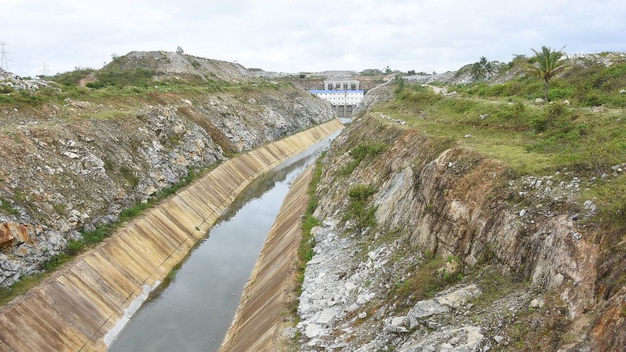 <div class="paragraphs"><p>A canal constructed as part of the Upper Bhadra Project near Ajjampura in Chikkamagaluru district. </p></div>