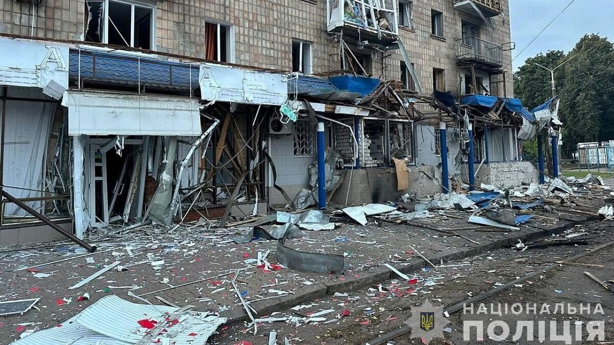 <div class="paragraphs"><p>A view shows a residential building damaged during a Russian drone strike, amid Russia's attack on Ukraine, in the town of Konotop, Sumy region, Ukraine September 12, 2024.</p></div>