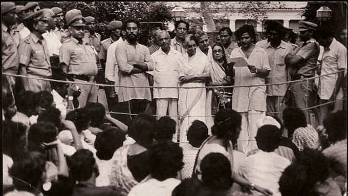 <div class="paragraphs"><p>It was following a protest led by Yechury in 1978 that Indira Gandhi resigned as Jawaharlal Nehru University Chancellor – an iconic photo of Indira listening to Yechury when he read out a chargesheet against her marked the event.</p></div>