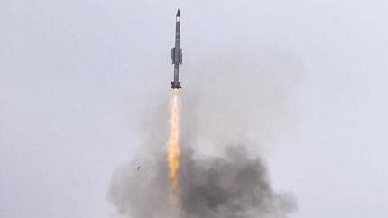 <div class="paragraphs"><p>Chadipur: Defence Research &amp; Development Organisation (DRDO) and the Indian Navy successfully conduct the flight test of the Vertical Launch Short Range Surface-to-Air Missile (VL-SRSAM) from the Integrated Test Range (ITR) in Chandipur, off the coast of Odisha, Thursday, September 12, 2024.</p></div>