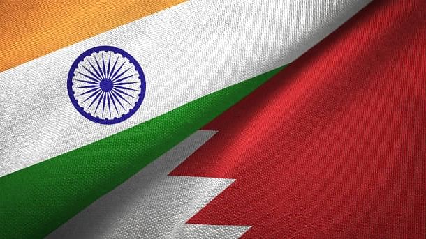 <div class="paragraphs"><p>The flags of India and Bahrain.</p></div>